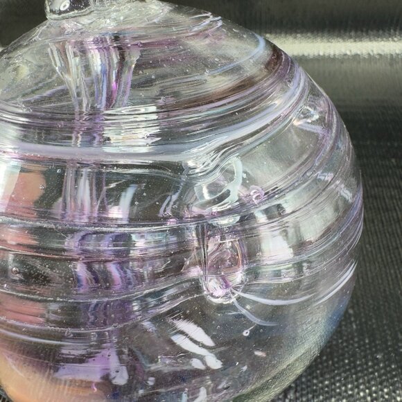 Kitras Art Glass Ball Tree Of Enchantment Large Glass Ornament Witch Ball Orb - Picture 8 of 14